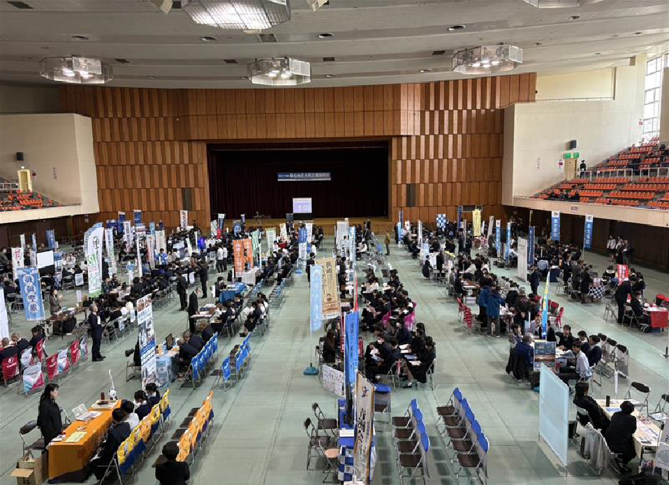 合同企業説明会の様子